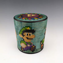 Load image into Gallery viewer, Pixel Art Box with 2 compartments - Gift for geeks
