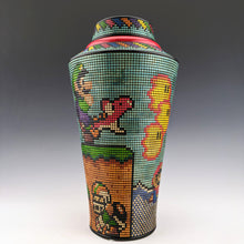 Charger l&#39;image dans la galerie, Vase pixel art avec 2 boîtes cachées - Décoration intérieure
