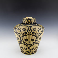 Load image into Gallery viewer, Pixel Art Vase - Skulls
