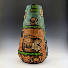 Load image into Gallery viewer, Pixel art Vase - Fan Art - Home Decor
