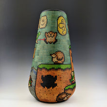 Load image into Gallery viewer, Pixel art Vase - Fan Art - Home Decor
