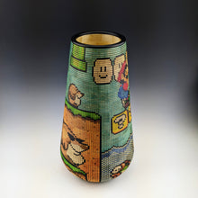 Charger l&#39;image dans la galerie, Vase pixel art - Fan Art - Décoration intérieure
