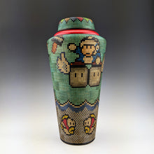 Load image into Gallery viewer, Pixel art Vase - Gift for geeks - Fan Art
