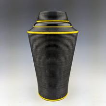 Load image into Gallery viewer, Black vase with 2 hidden boxes - Home decor
